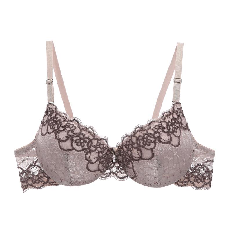 Reggiseno in pizzo, reggiseno push-up con ferretto, reggiseno sexy con ferretto per donna, intimo femminile a tinta unita