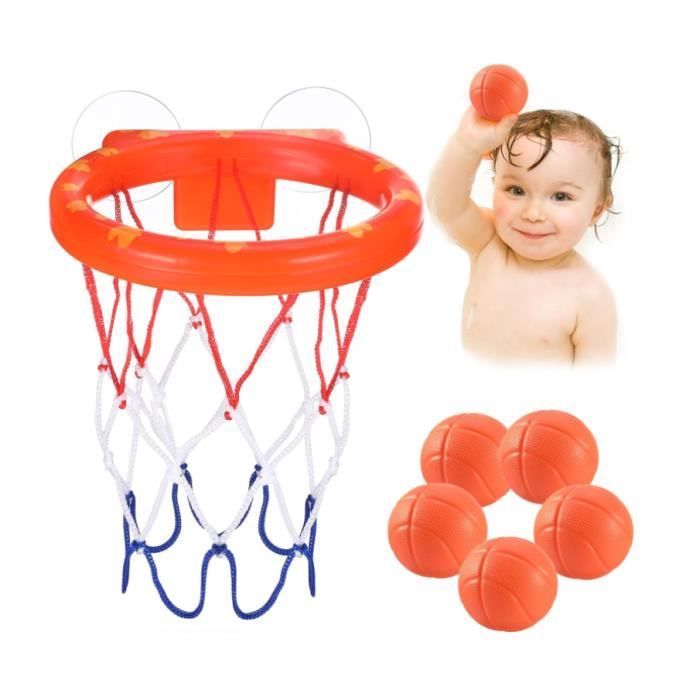 Juguete de baño - No especificado - Aro de baloncesto - 5 pelotas - Colorido - Ecológico