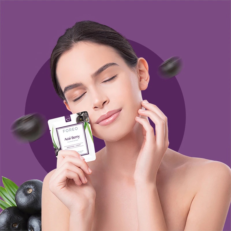 FOREO UFO™ acai uogų lyginamoji kaukė
