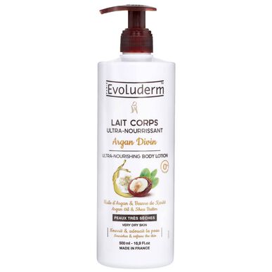 Evoluderm Argan Divin ravitseva vartalomaito 500 ml 500 ml