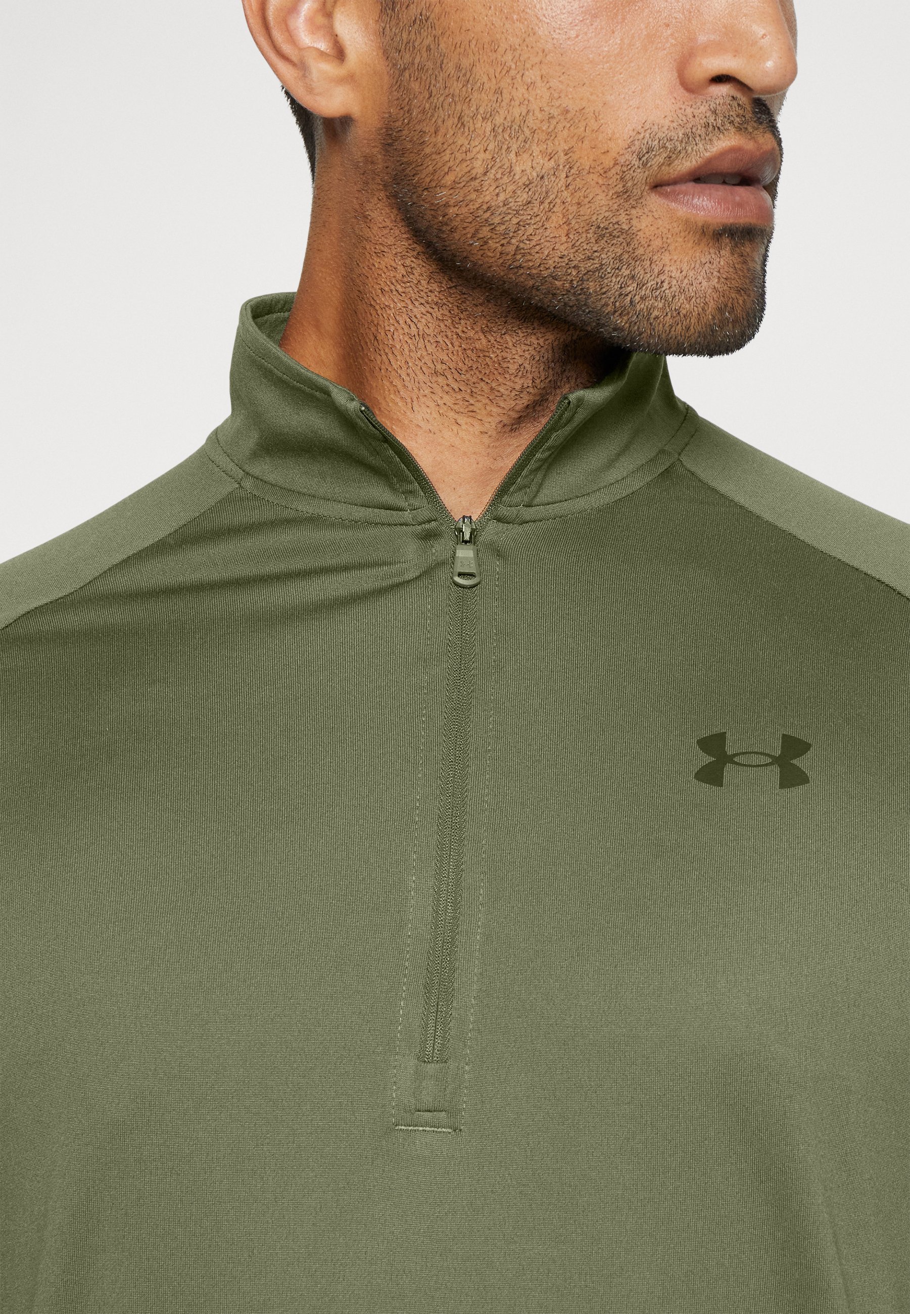 Under Armour TECH 2.0 - Pikkade varrukatega pluus - mereväeroheline/must