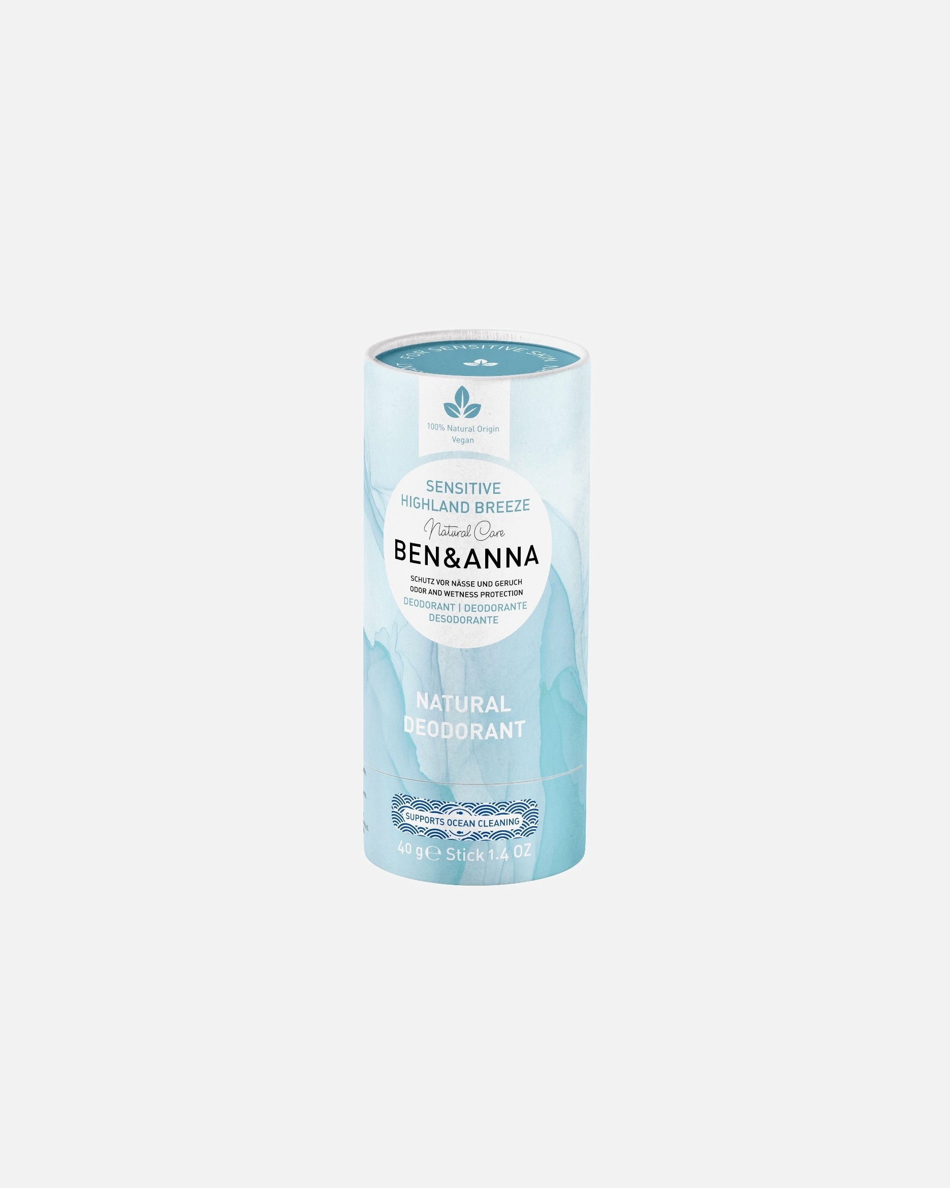 Ben & Anna Dezodorans Papertube Highland Breeze Sensitive 40g - 40g