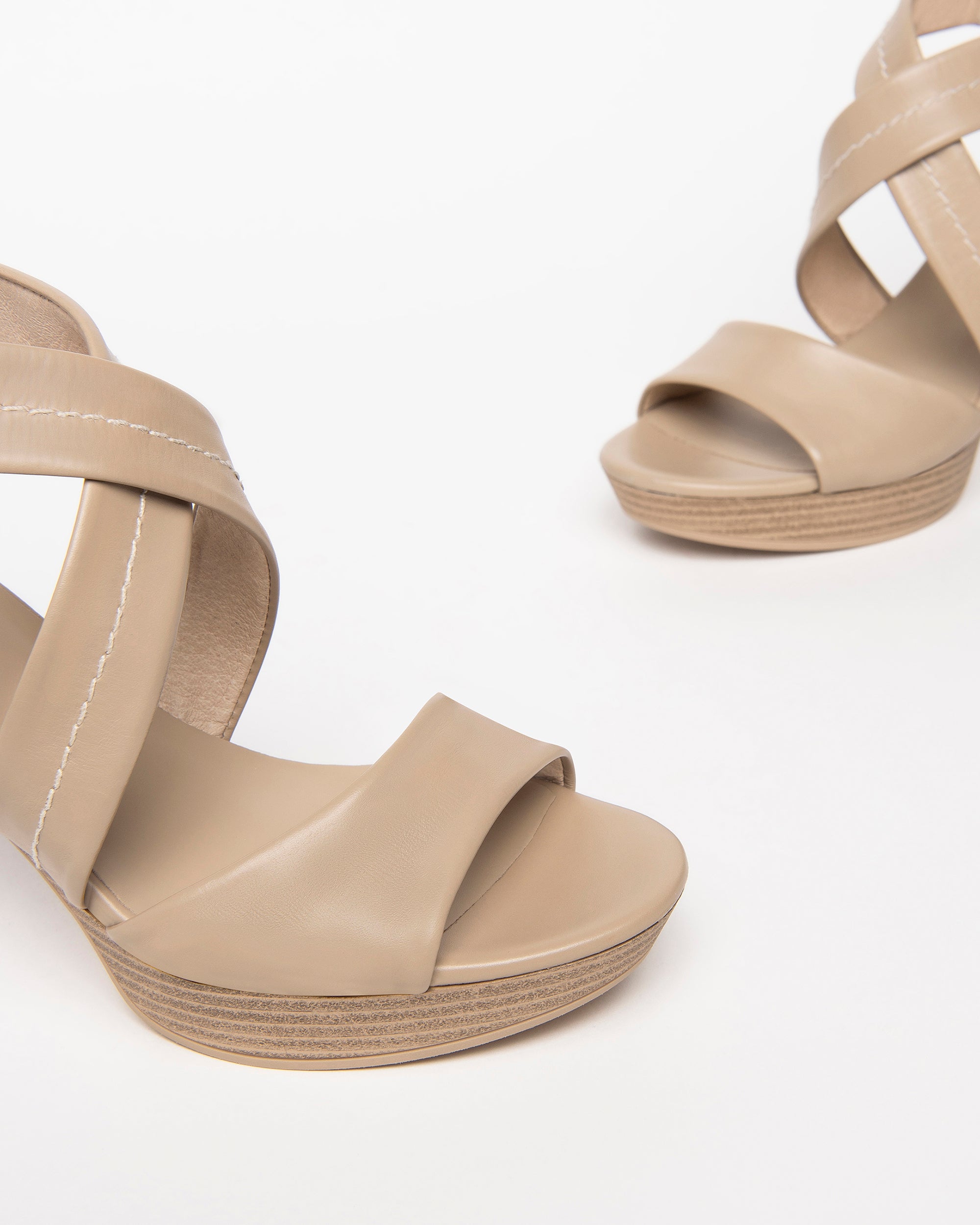  Damen-Ledersandalen