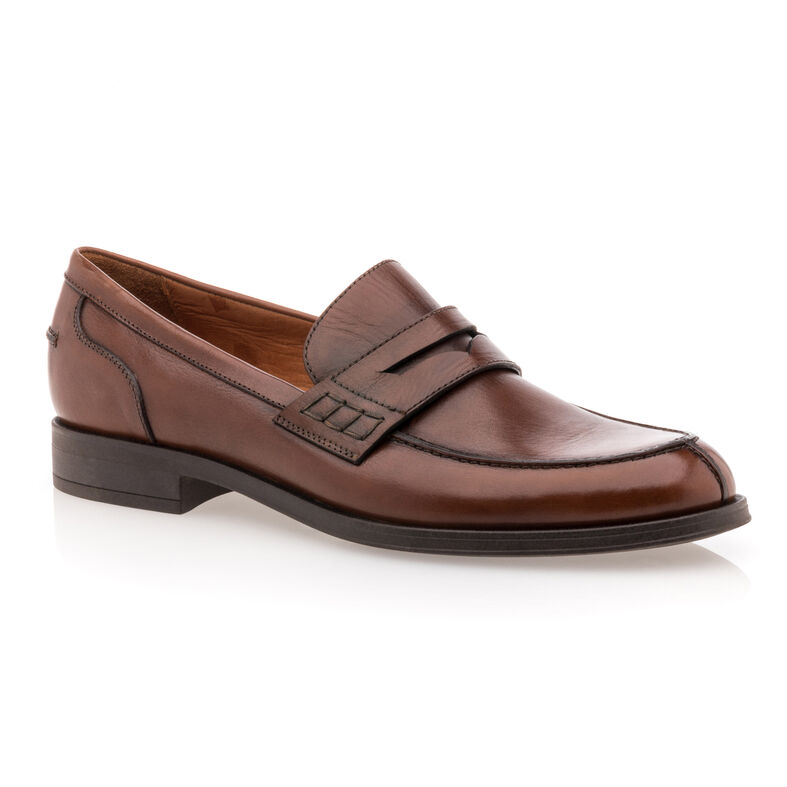 Miesten ruskeat loaferit/veneilykengät
