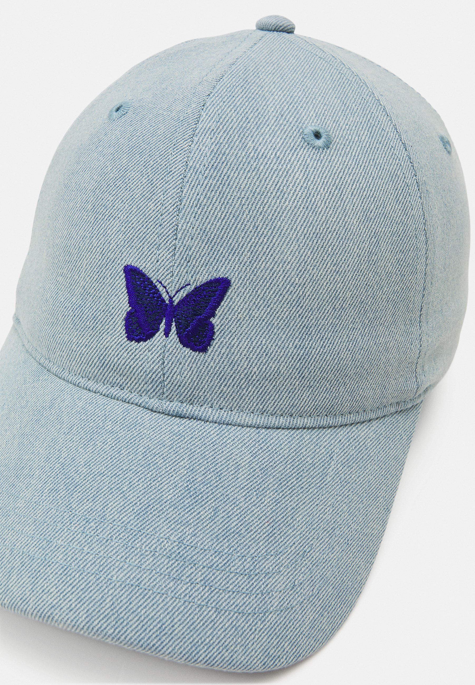 Even&Odd Cap – blauer Denim/weiß