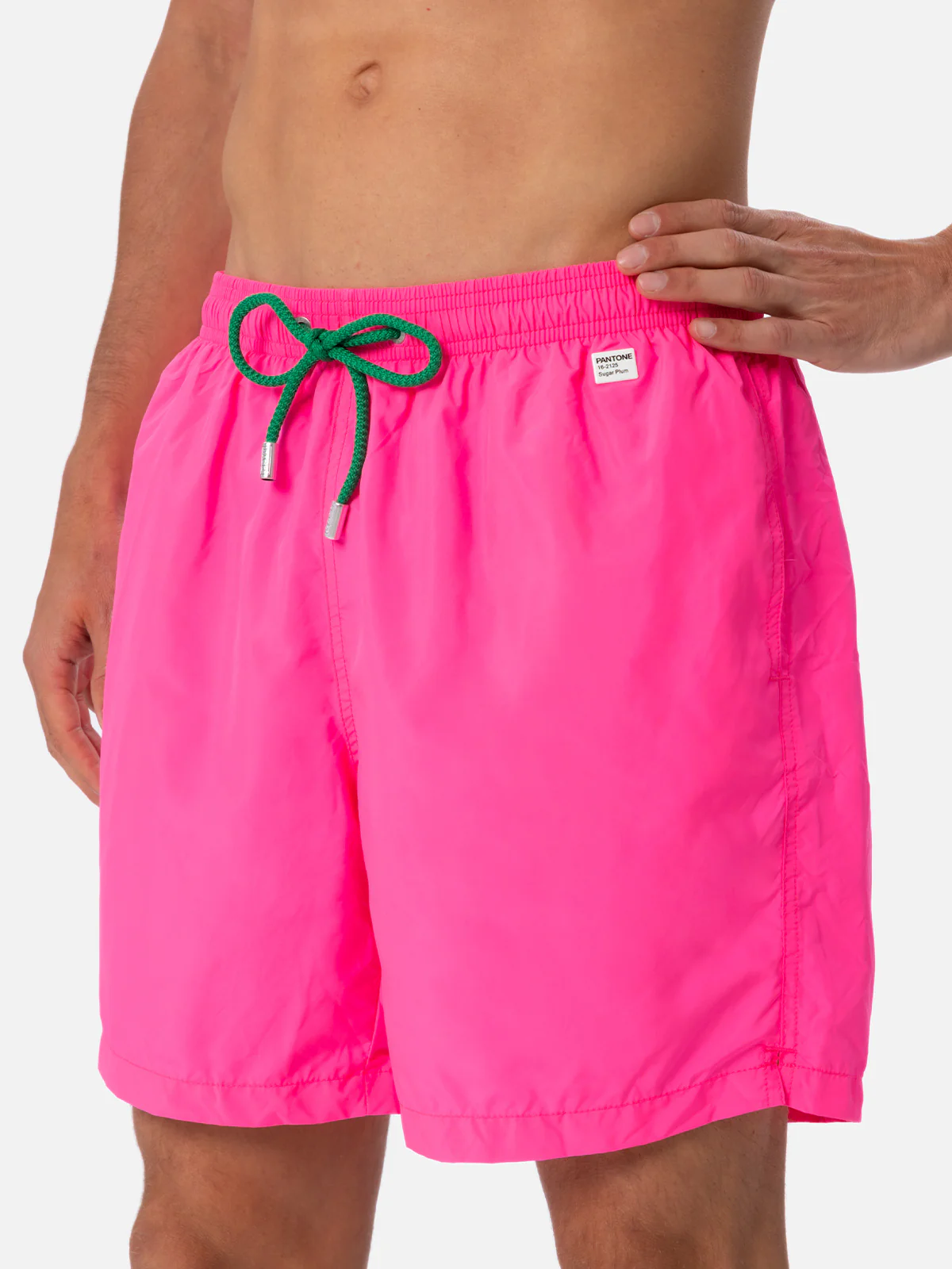 Costume da bagno da uomo in tessuto leggero rosa fluo Lighting Pantone