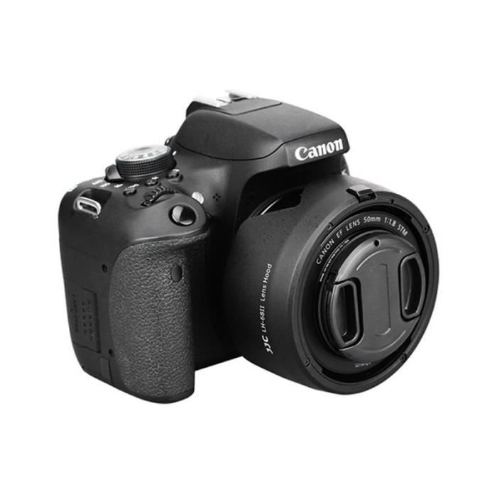 Clip-on Rigid Lens Hood for Canon EF 50mm f/1.8 STM LH-68II - JJC - Anti-reflective and Shockproof