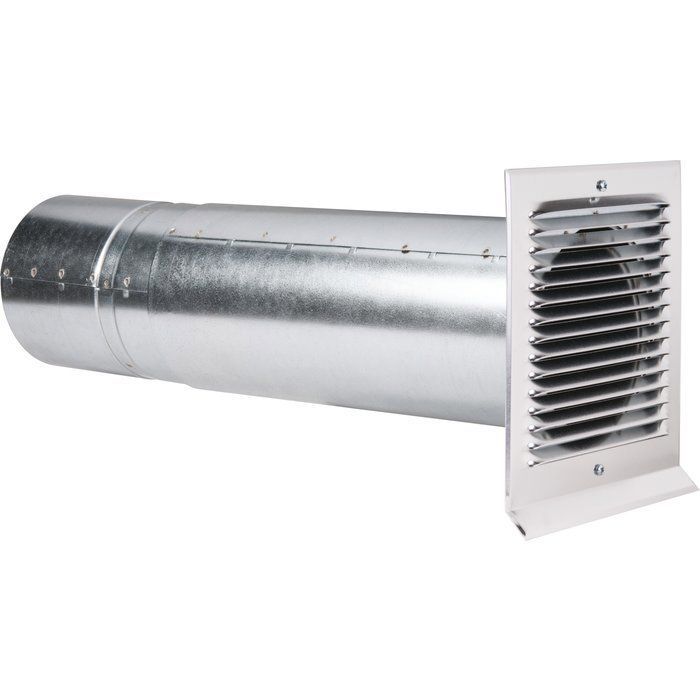 Prise d'air de traversée de mur avec clapet anti-retour - Anjos - diamètre 150 mm