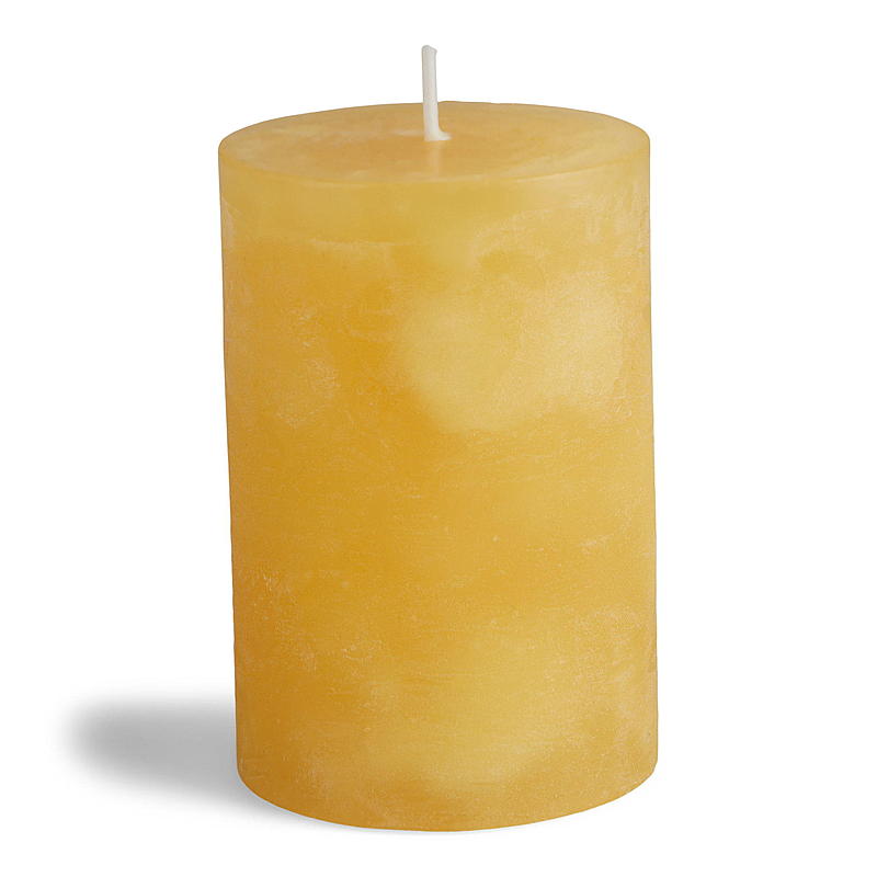 Candela cubica Vie Home 12 cm ø 6 cm stile rustico