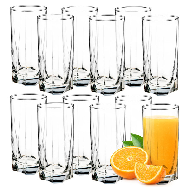 KADAX Szklanki do drinków 380ml, 12 szt.