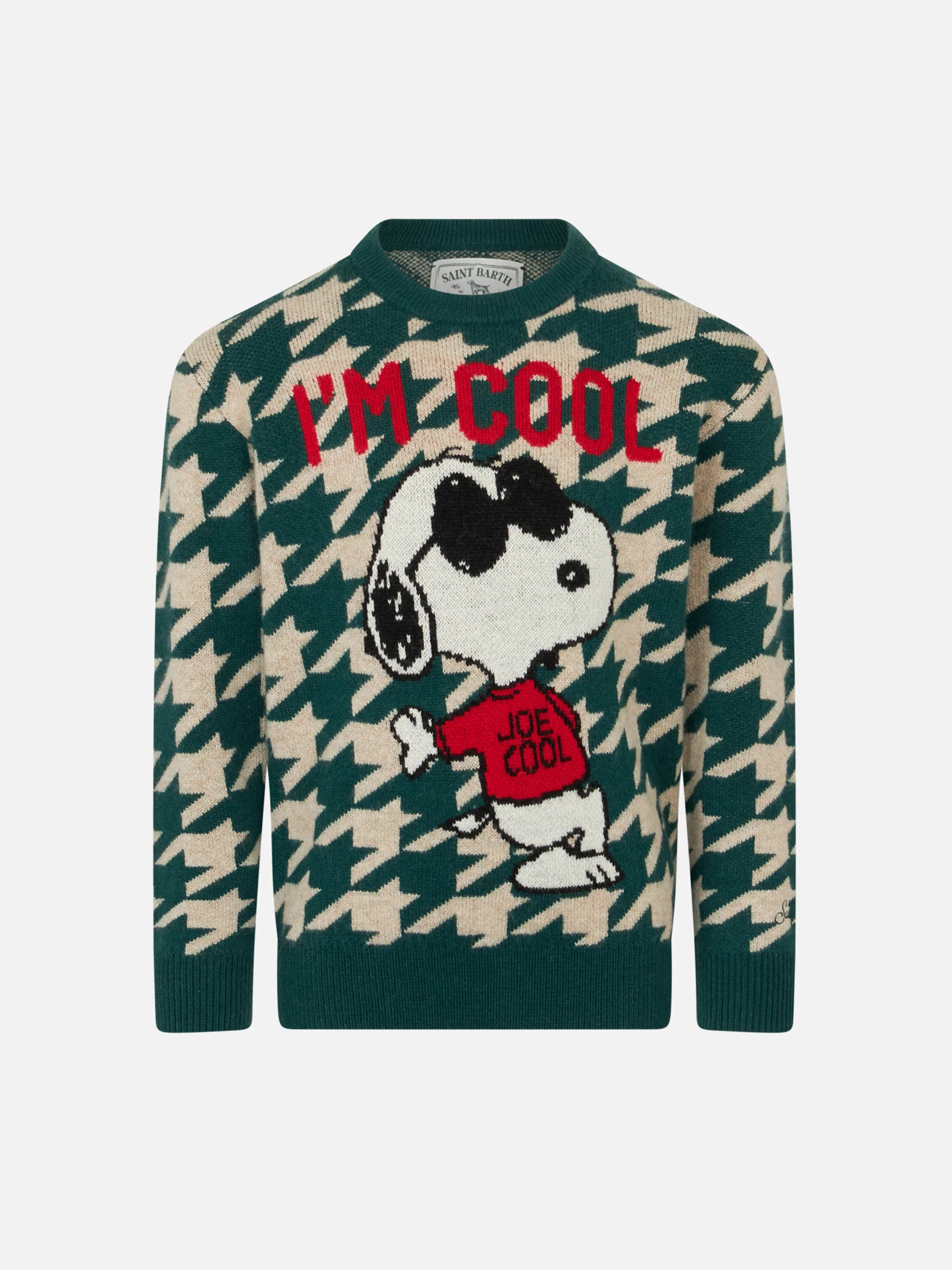 Snoopy jacquard trui met ronde hals voor jongens | SNOOPY - ED
