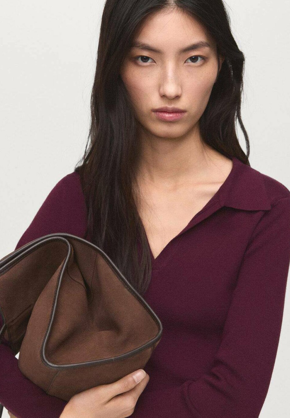 Maglione Mango - bordeaux