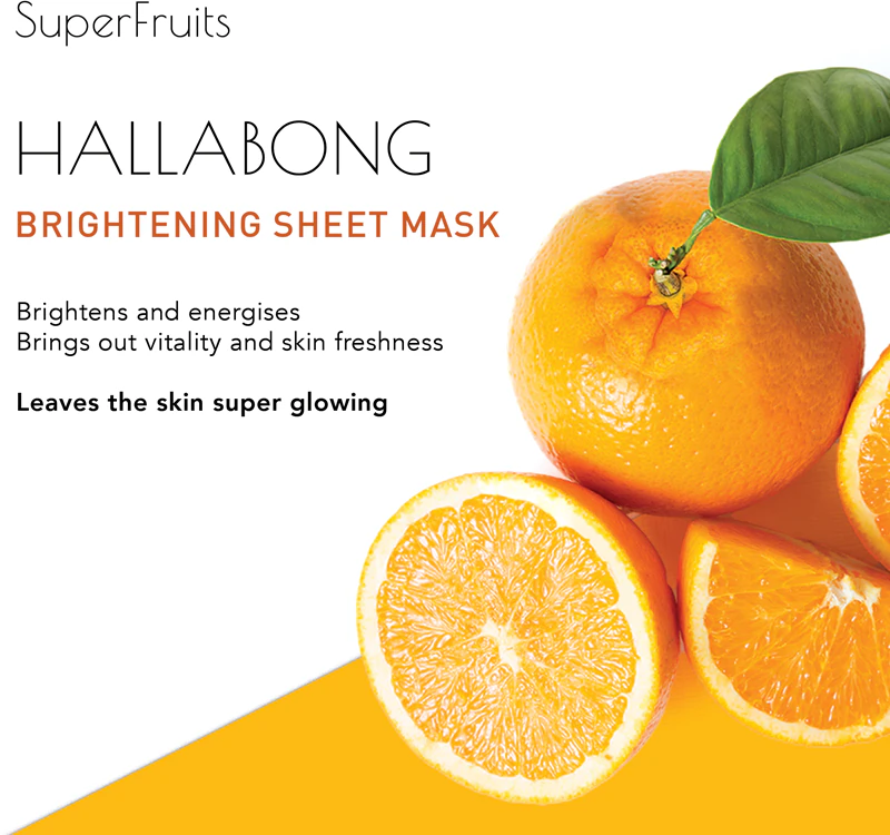 KORIKA SuperFruits Hallabong - Rozjasňující plátěná maska