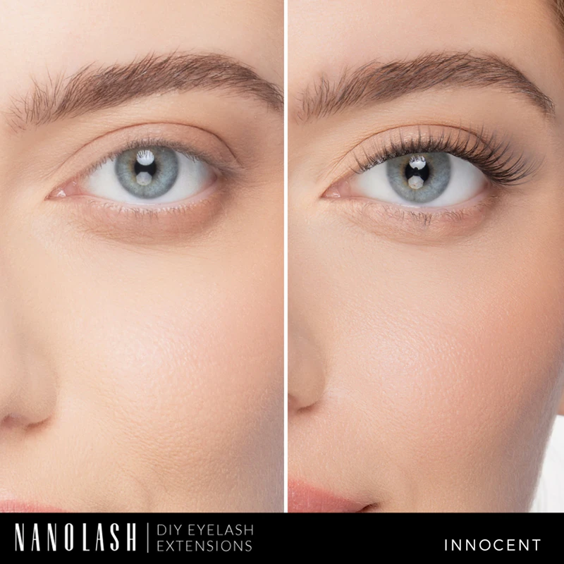 Kit inicial Nanolash DIY para extensão de cílios Innocent Home