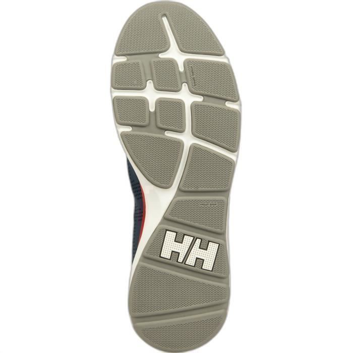 Sapatos aquáticos Helly Hansen Ahiga V4 Hydropower - Azul-marinho/Vermelho-bandeira/Branco - Tamanho 41
