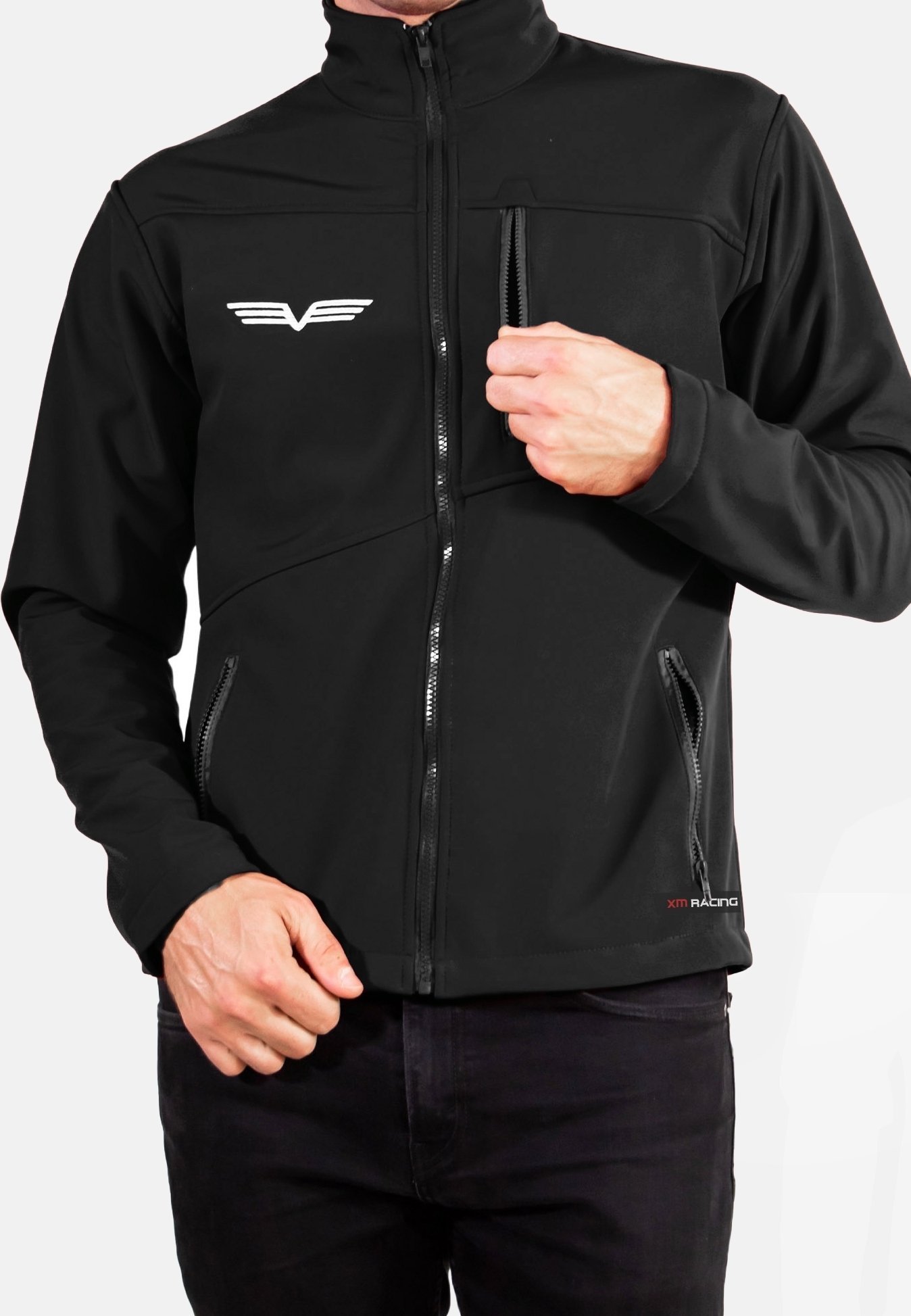 XM Racing Friluftsjakke - svart