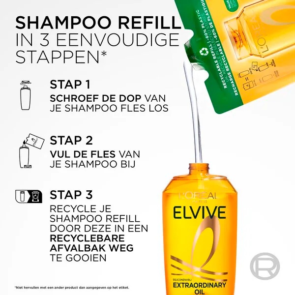 „L'Oréal Paris Elseve Extraordinary Oil“ šampūno papildymas, 250 ml