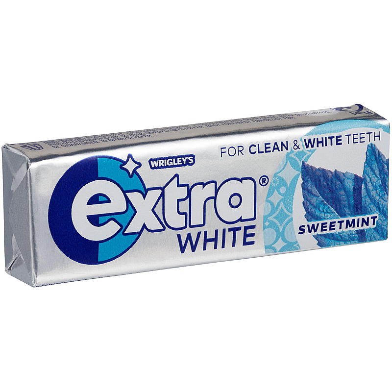 Extra Extra 14 g Vit sötmynta