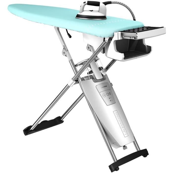 Ironing Center - LAURASTAR - S PLUS - 3.5 bar - Hygienic steam - Active board - Casters - Removable water tank