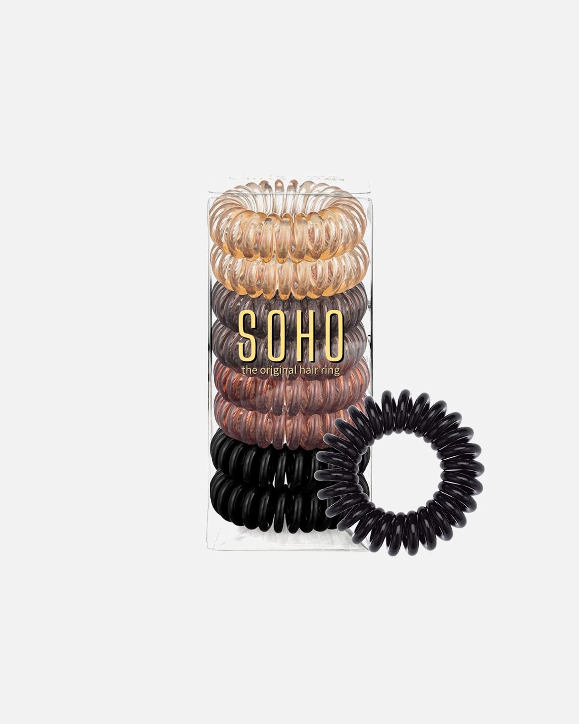 Spiralne gumice za lase SOHO - 8 kosov