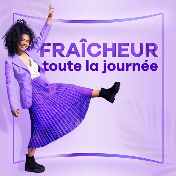 Daily Fresh Protège-Slips Normal Pochettes Individuelles 16x20 Unités,0% de parfum et colorant,Pour ne sentir rien d’autre