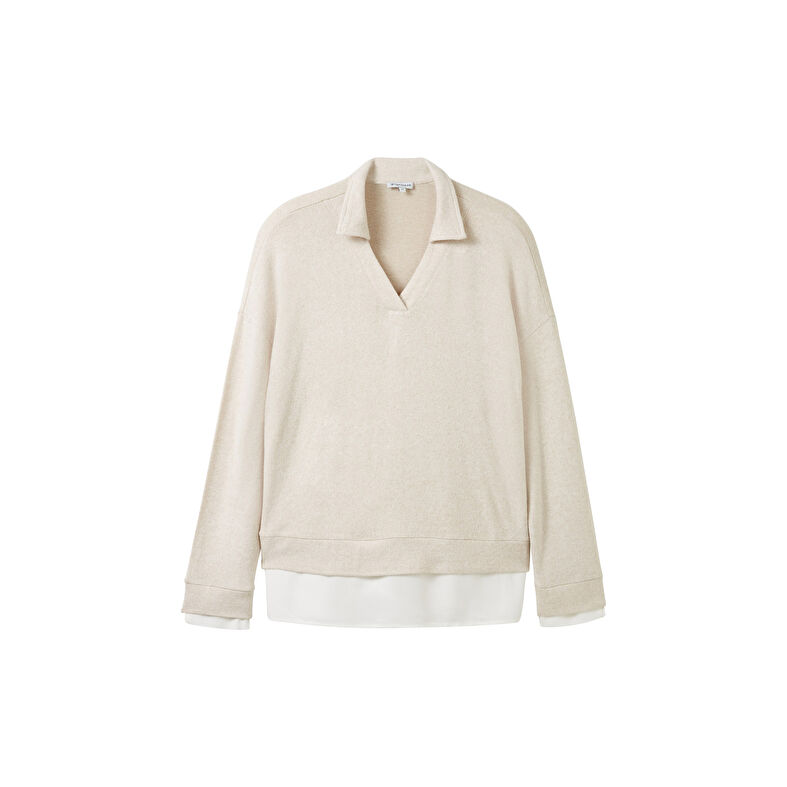 Naisten poolopaita Beige
