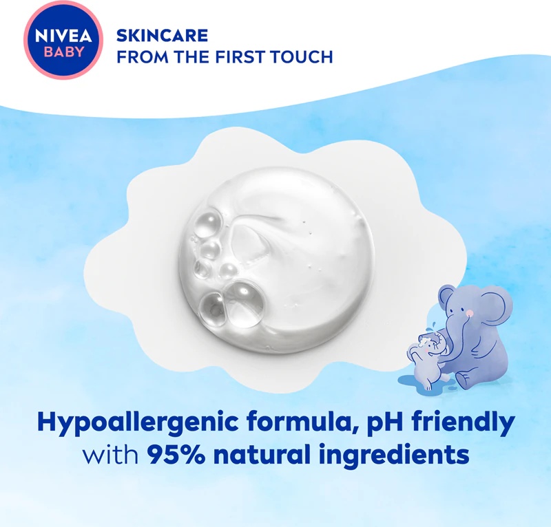 NIVEA BABY nežni gel za prhanje