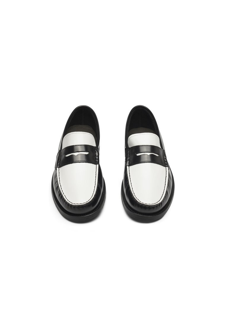 Les Deux WILLARD UNISEX - Slip-ons - nero/bianco