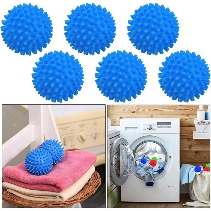 stuks droogballen, wasmachineballen, anti-pluisballen, herbruikbaar voor het reinigen van kleding -