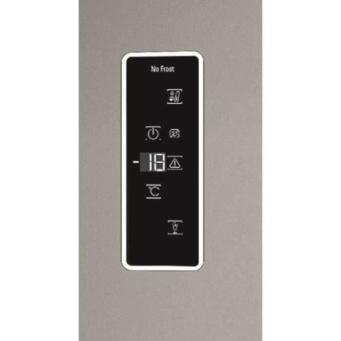 Congelador vertical - HOTPOINT - UH8F3DXI - 263 L - 5 gavetas - Classe energética D - Aço inoxidável