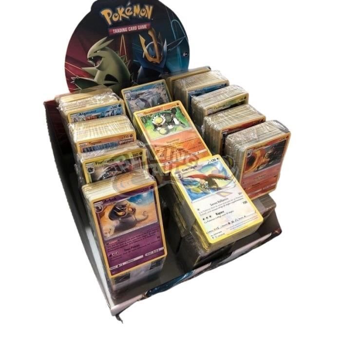 Lot de 100 Cartes Pokémon Françaises Officielles NEUF - 6 Brillantes | 3 Rares - Sans Doubles