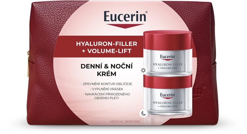 Eucerin Hyaluron-Filler + Volume-Lift kerstcadeauset voor het verstevigen en liften van de gezichtshuid