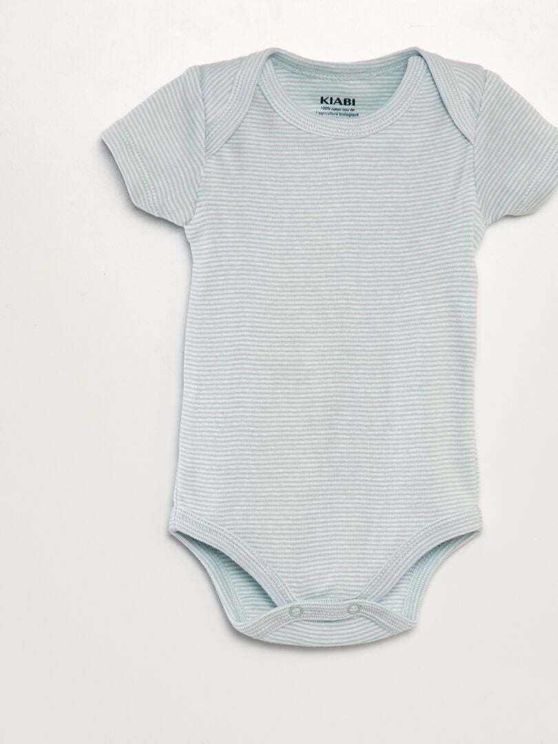 Conjunto de 3 bodys - AZUL