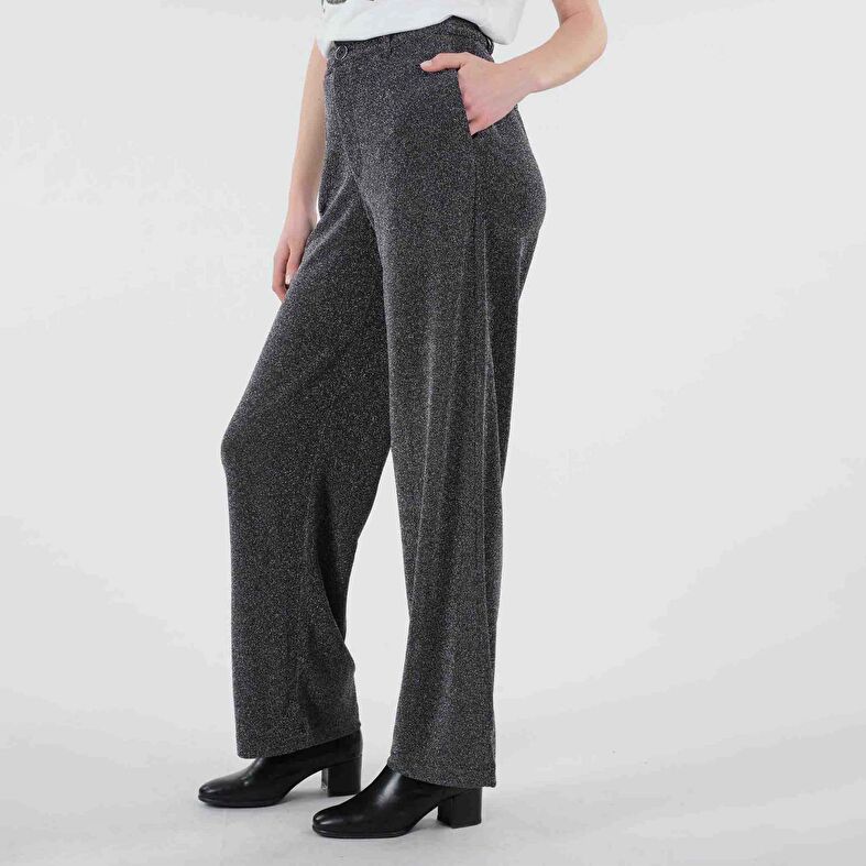 Pantalon Femme Argent