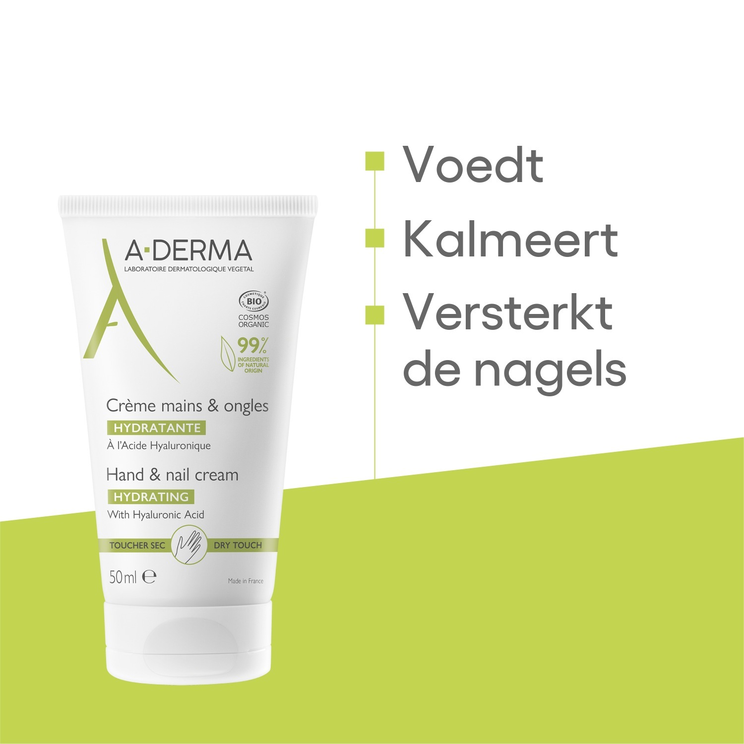 A-DERMA krém na ruky a nechty - 50 ml