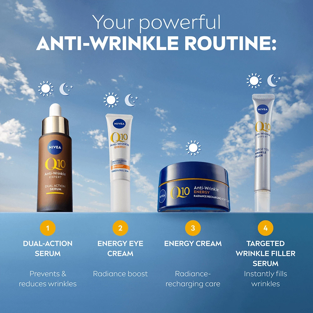 Q10 Energy Rechargeing Éjszakai Krém 30 ml - NIVEA