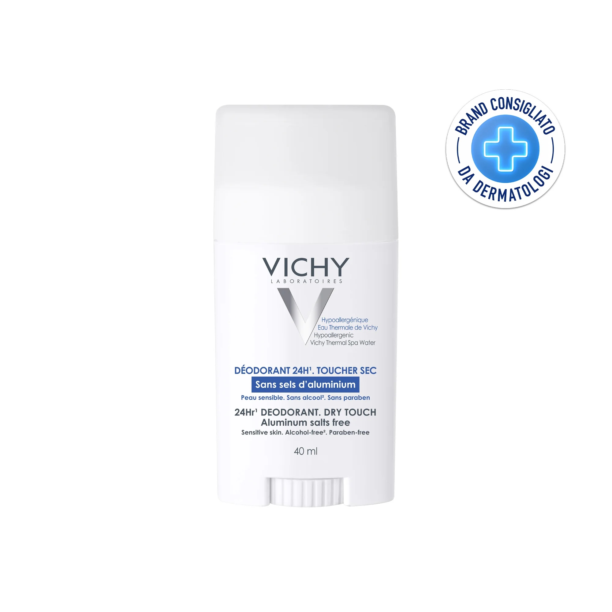 VICHY Vichy deodorant 24 ur 40 ml brez aluminijevih soli