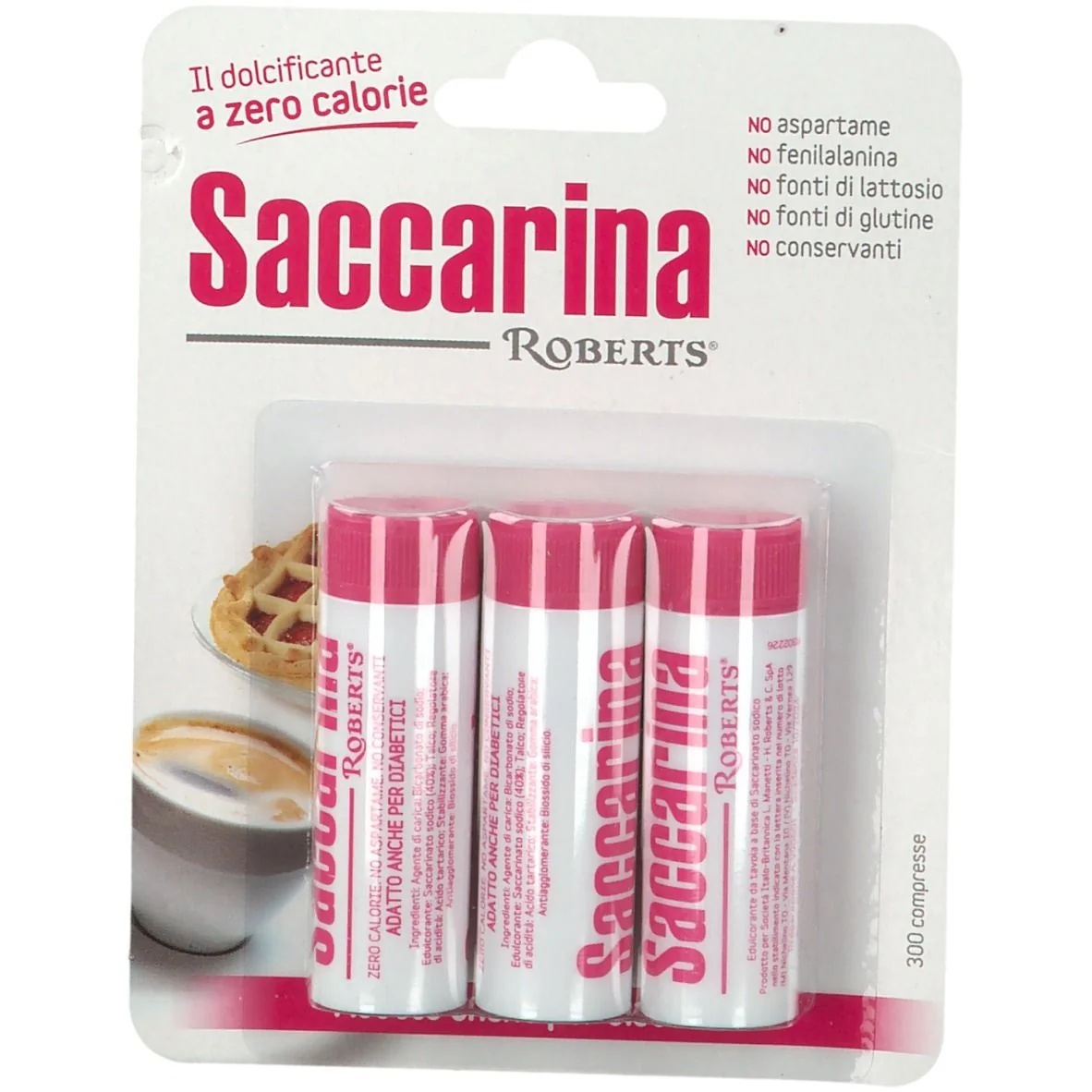 MANETTI Saccarina Roberts 300 Cpr 30 Mg sladidlo