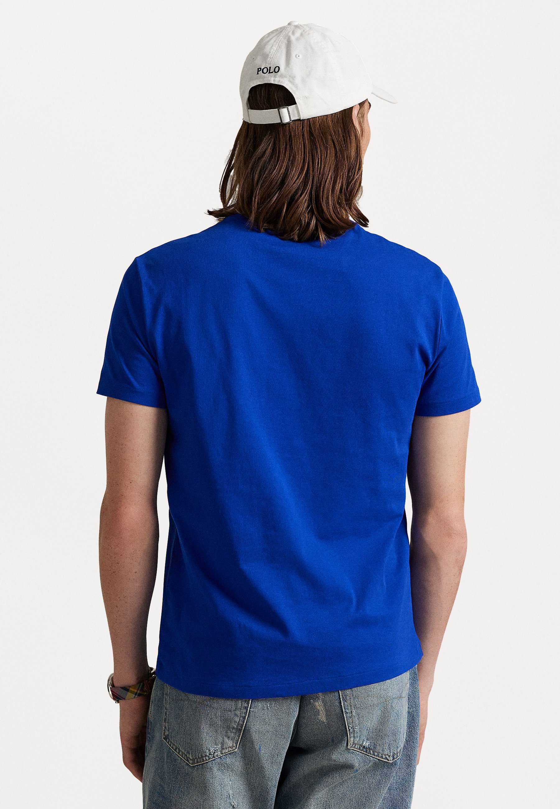 SLIM FIT JERSEY CREWNECK T-SHIRT - T-shirts med print - sapphire starPolo Ralph Lauren
