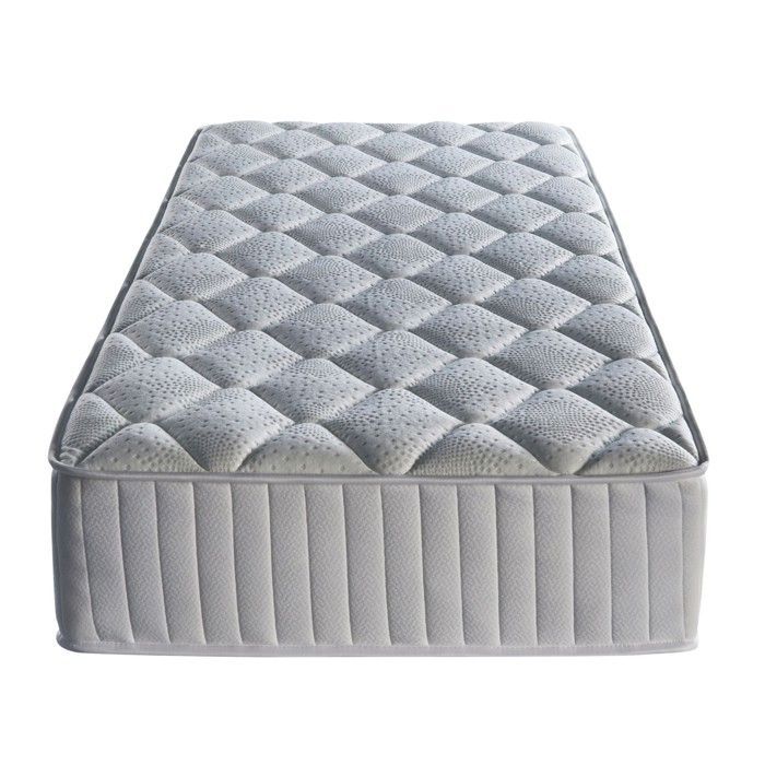 Colchón de 90x190 cm - JULIEN BEDDING - Espuma viscoelástica - 25,5 cm - 5 zonas de confort - Comodidad diaria