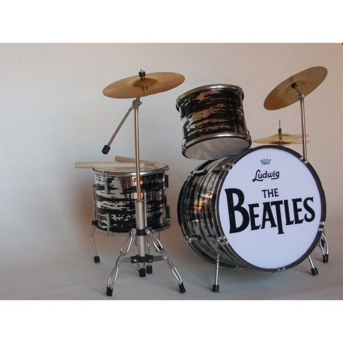 Verzamelbaar miniatuur drumstel, Ludwig van Ringo Starr van The Beatles