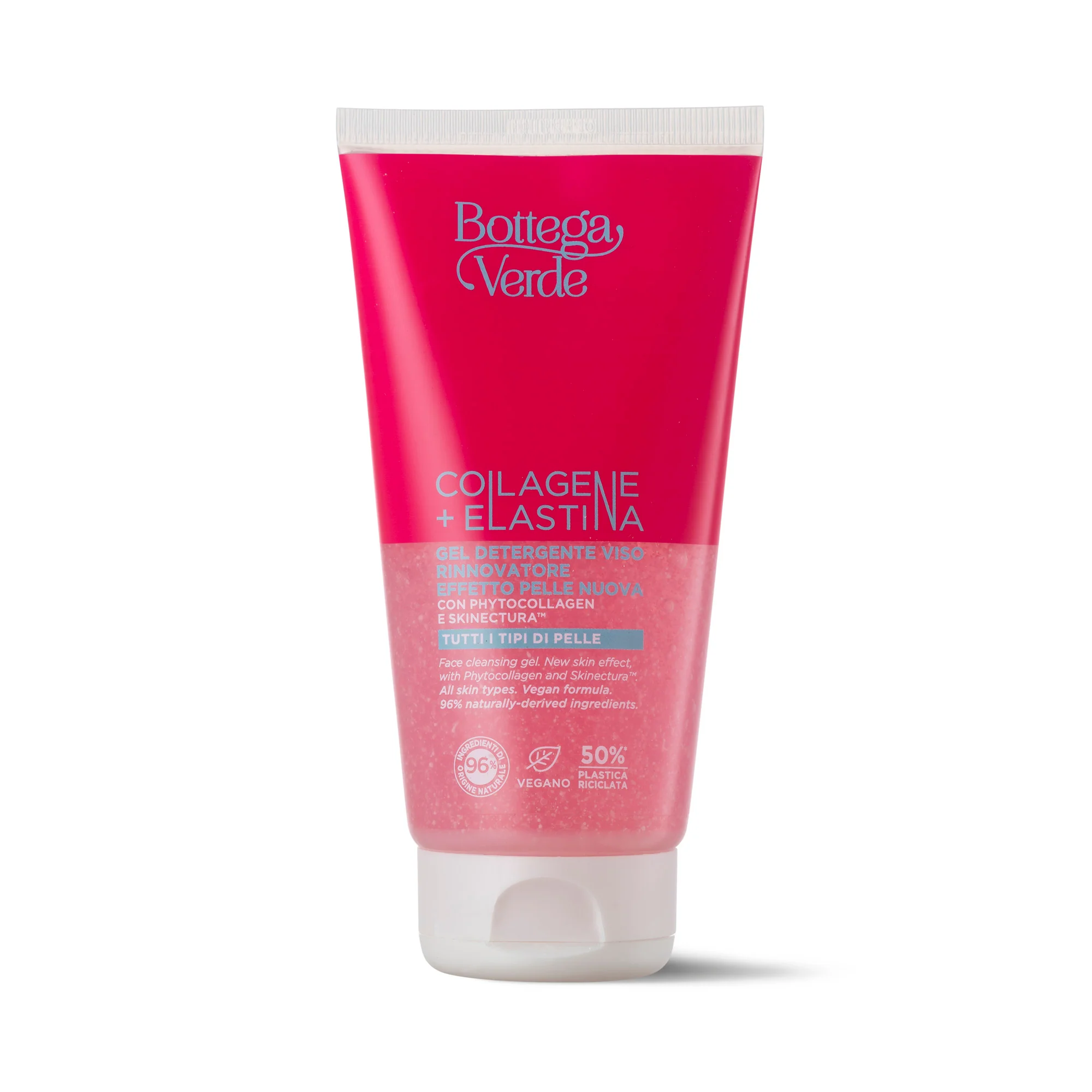 Collagene ed elastina Gel Detergente Viso - Rinnovatore Effetto Pelle Nuova - Gel detergente viso