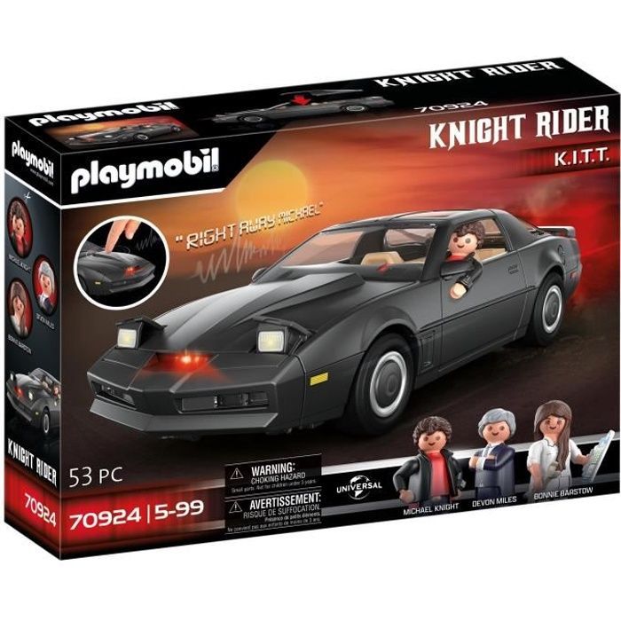 PLAYMOBIL 70924 K2000, Knight Rider KITT, Klassieke auto's, Verzamelauto, Volwassenen