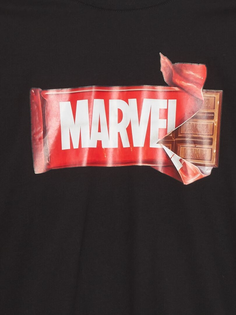 Pijama comprido Marvel - 2 peças - PRETO