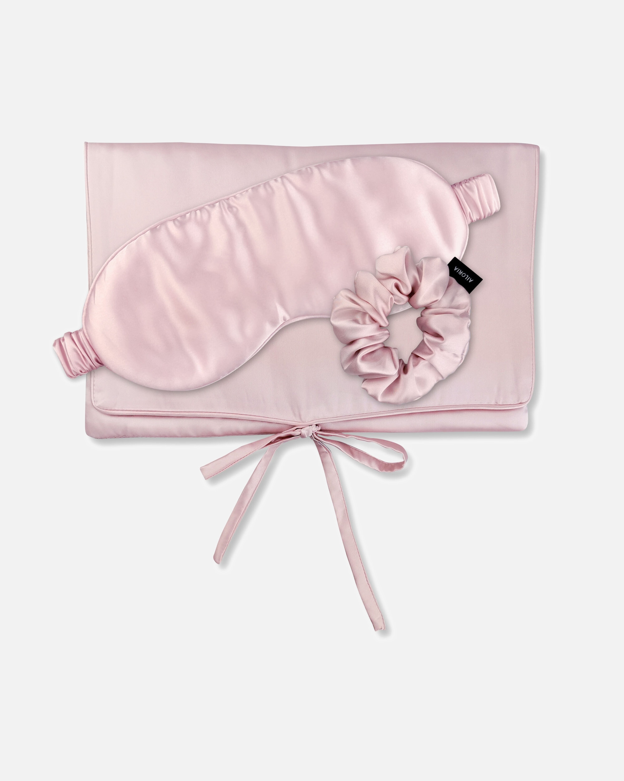 Ailoria Beauty M reisset: zijden etui, slaapmasker en haarelastiekje - 1 stuk