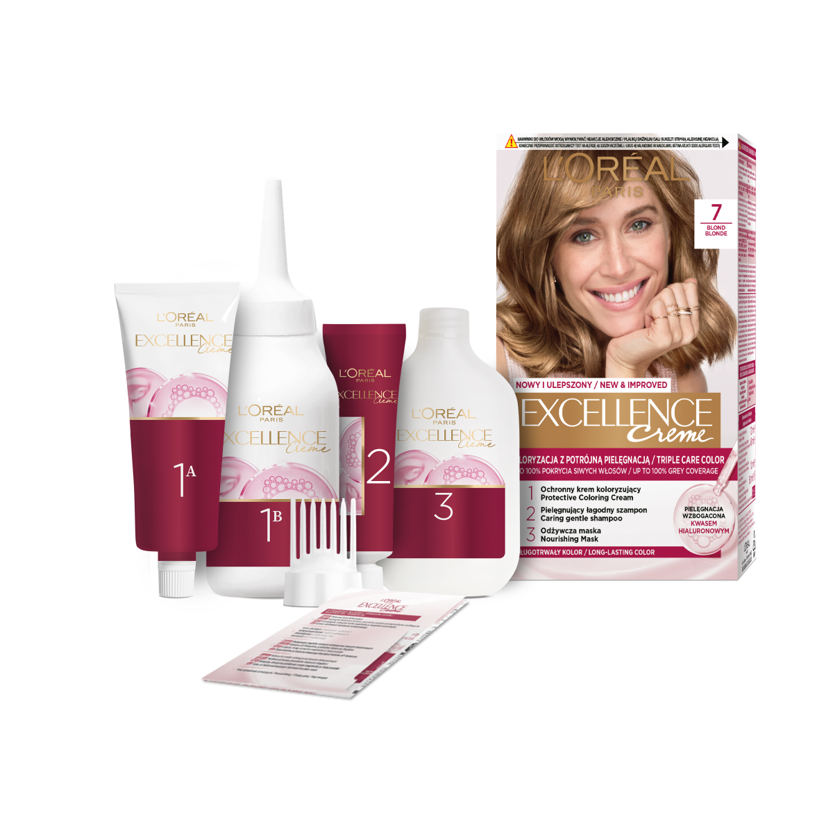 Barva na vlasy L'Oréal Paris Excellence Creme, odstín 01, super světlá blond, přírodní