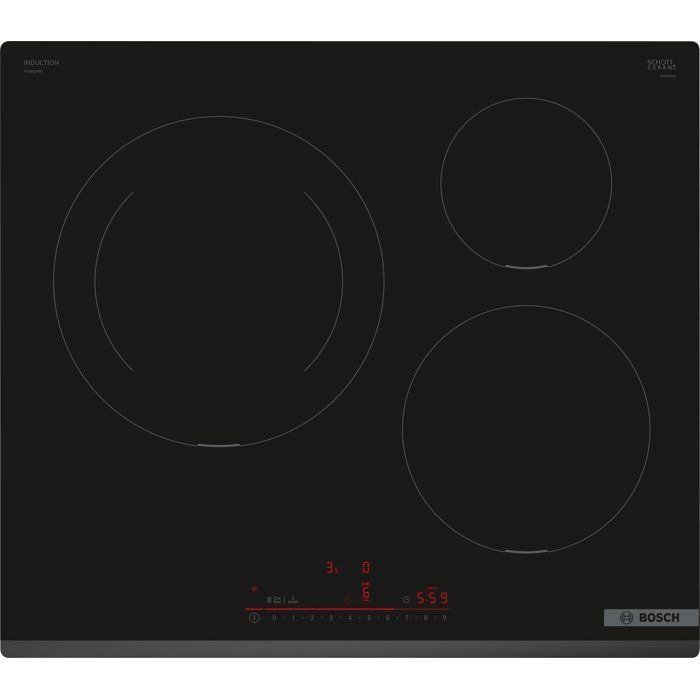 BOSCH inductiekookplaat - 3 branders - B59 x D52 cm - PIJ631HB1E
