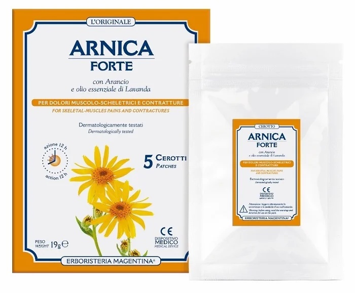 HERBALIST MAGENTINA Herbalist Magentina Arnica Forte Pflaster 5 Stück DM Muskel-Skelett-Schmerzen und Kontrakturen