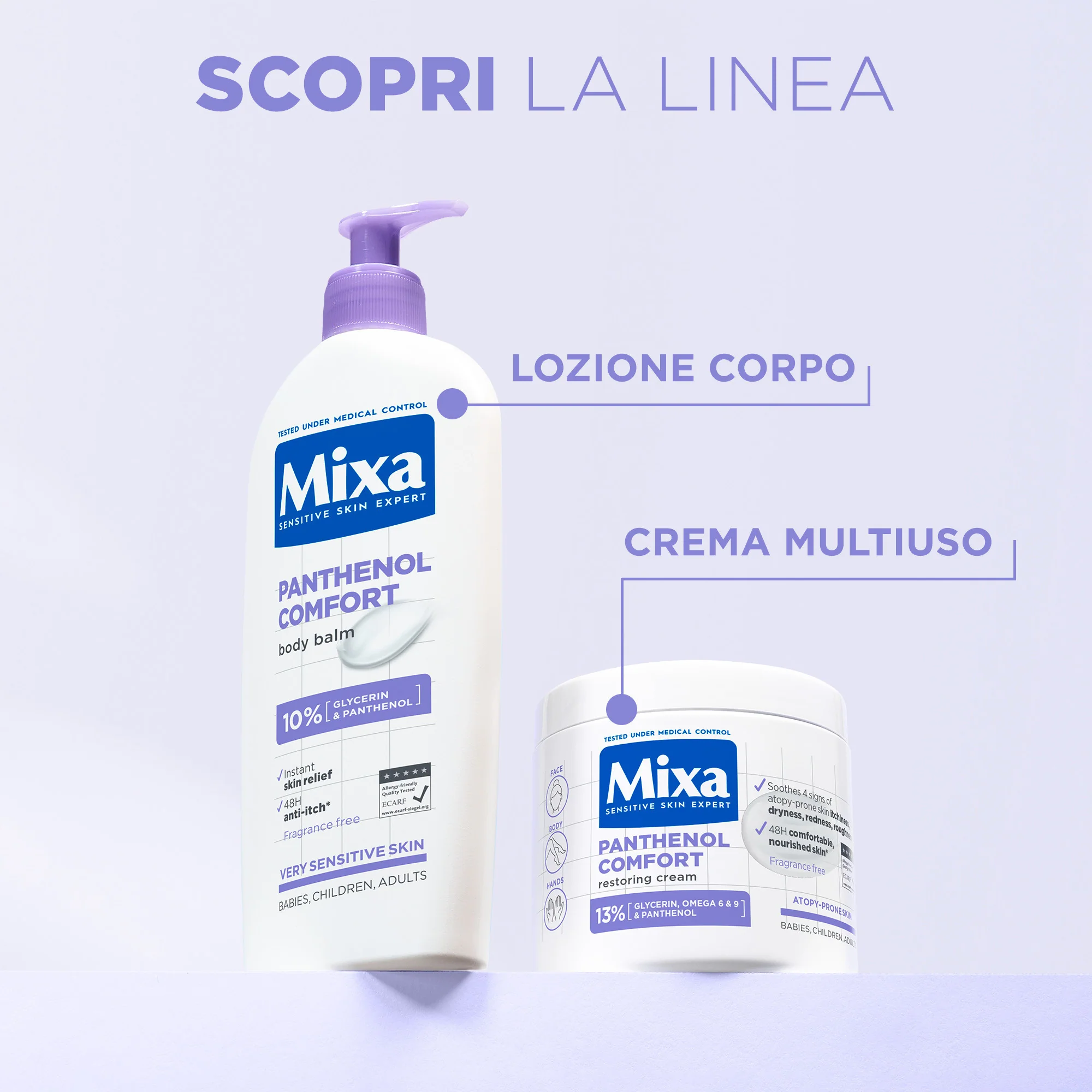 Corpo Panthenol Comfort - Body Balm - Crema Corpo