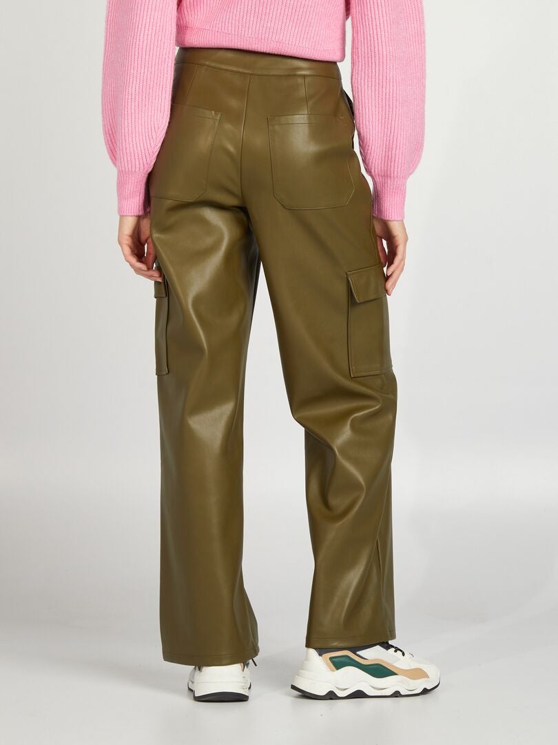 Spodnie cargo - KHAKI